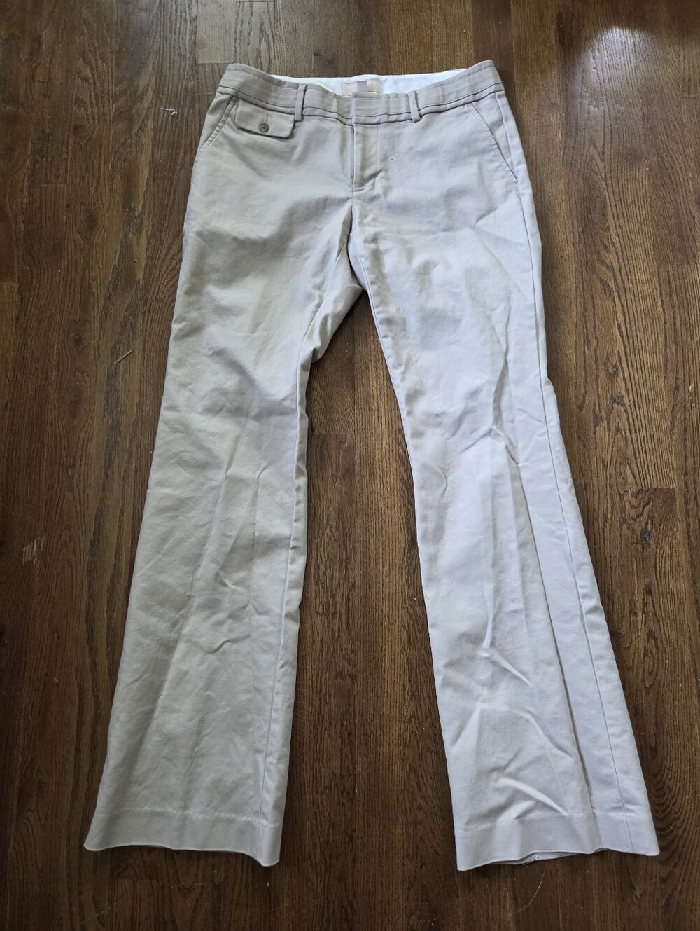 Banana Republic Factory Womens 6 "Ryan Fit" Khaki Dress Pant